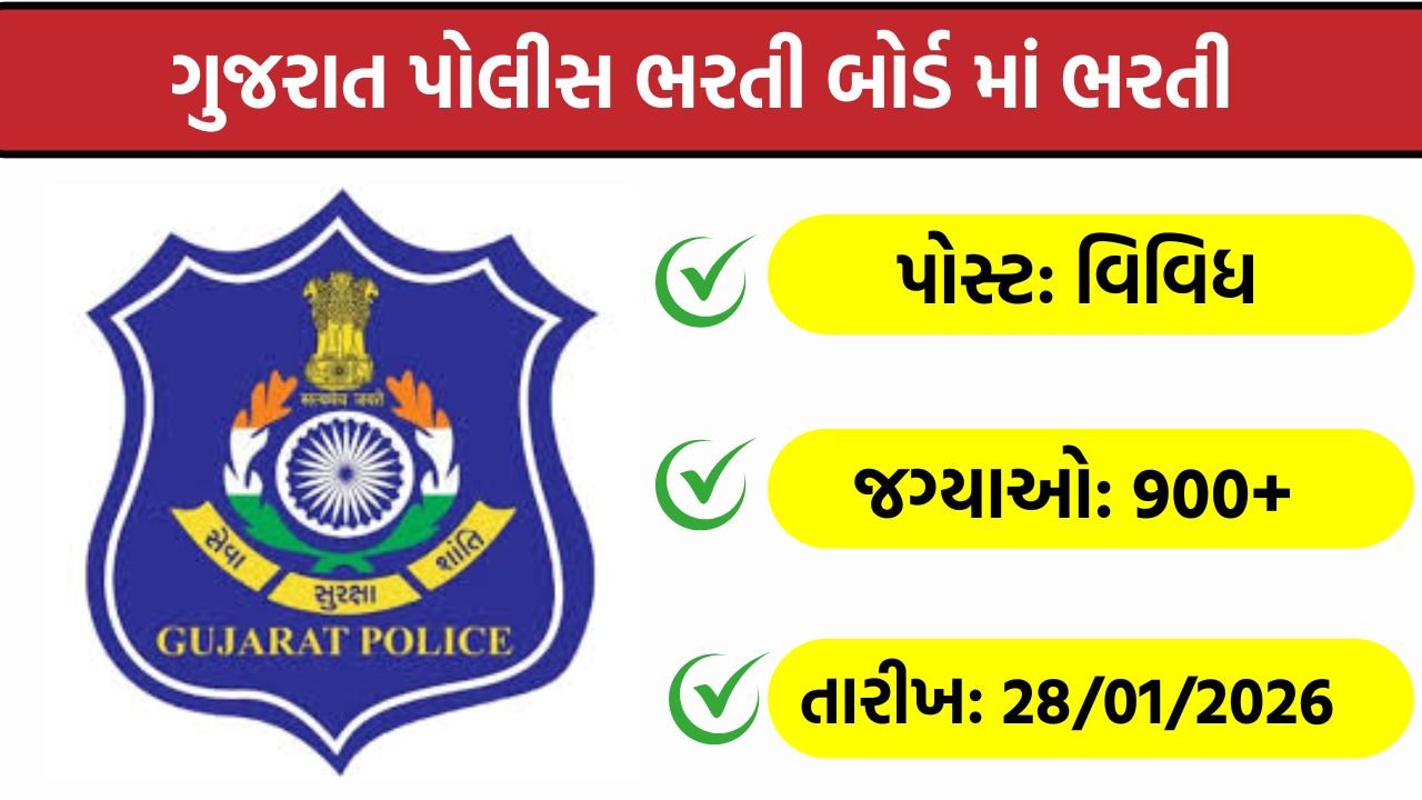 Gujarat Police Recruitment 2026