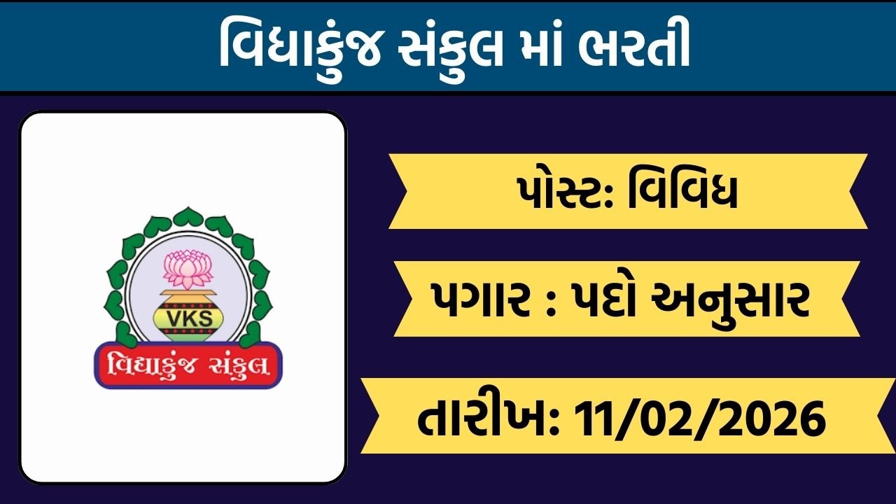 Vidyakunj sankul Recruitment